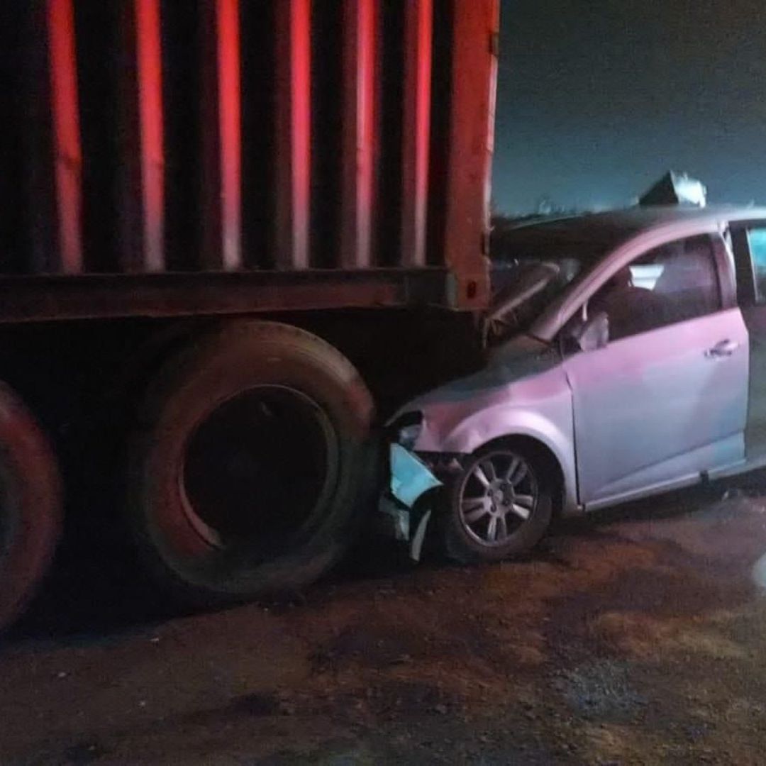 Accidente Mortal en el Libramiento de Tampico por Fuerte Choque Entre Auto Particular y Tráiler