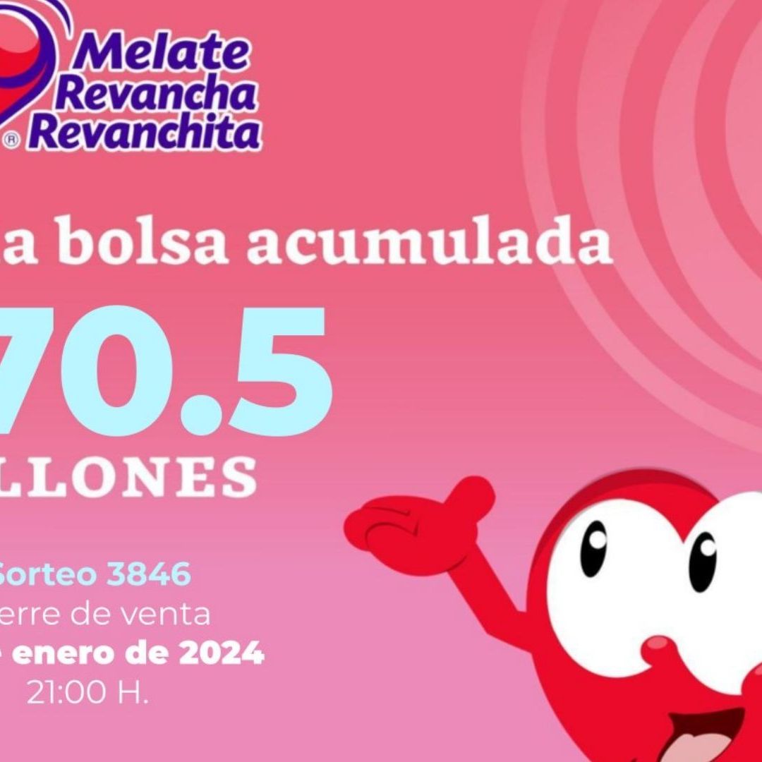 Resultados del Melate, Revancha y Revanchita Hoy 10 de Enero: Ganadores Sorteo 3846