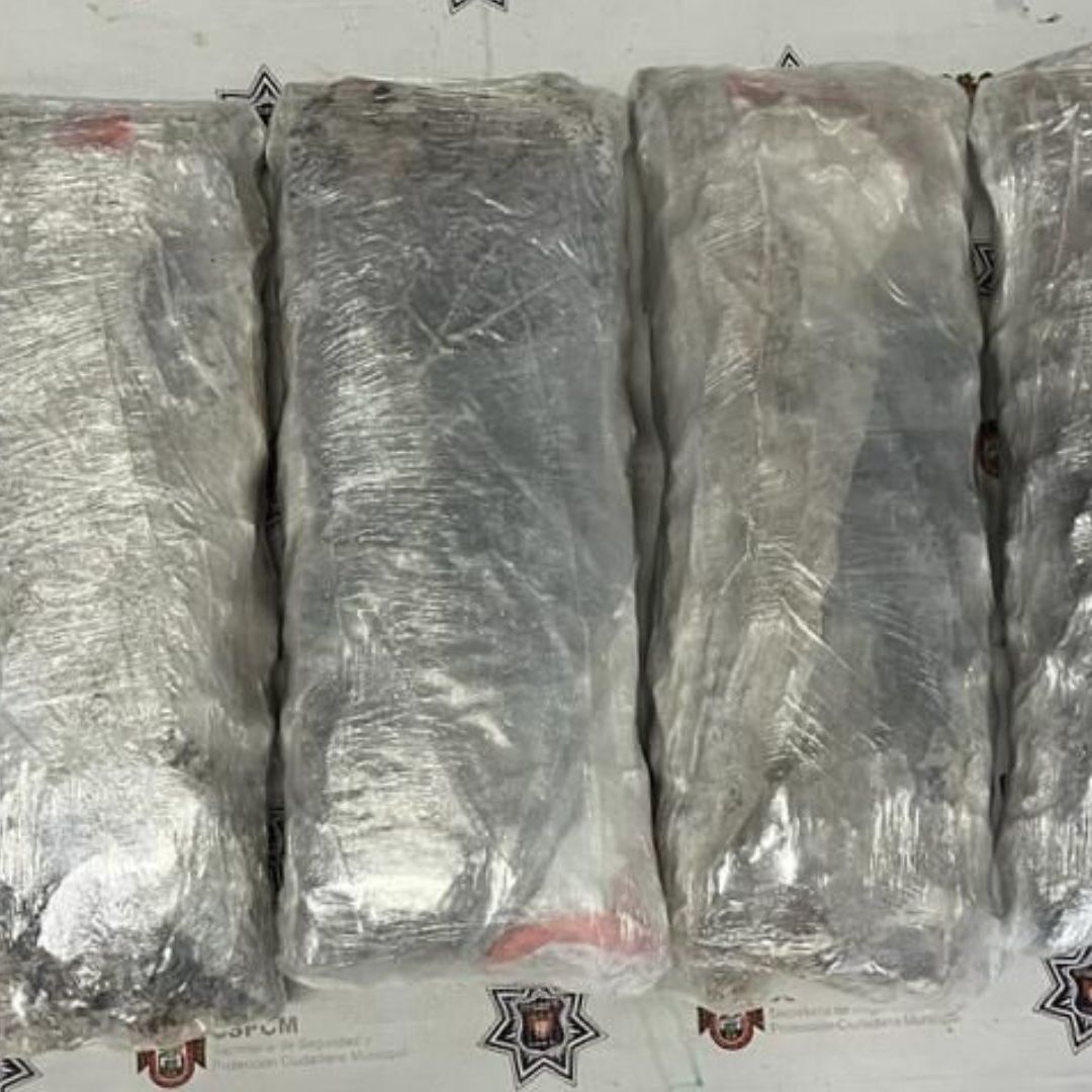 Decomisan Más de 25 Kilos de Cristal en Mula Ciega en Tijuana