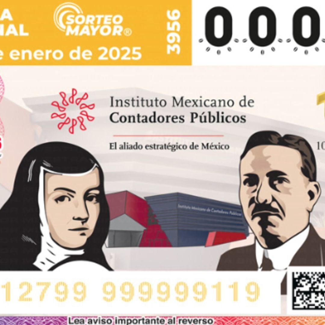 La Lotería Nacional realiza realiza un homenaje al Instituto Mexicano de Contadores Públicos.