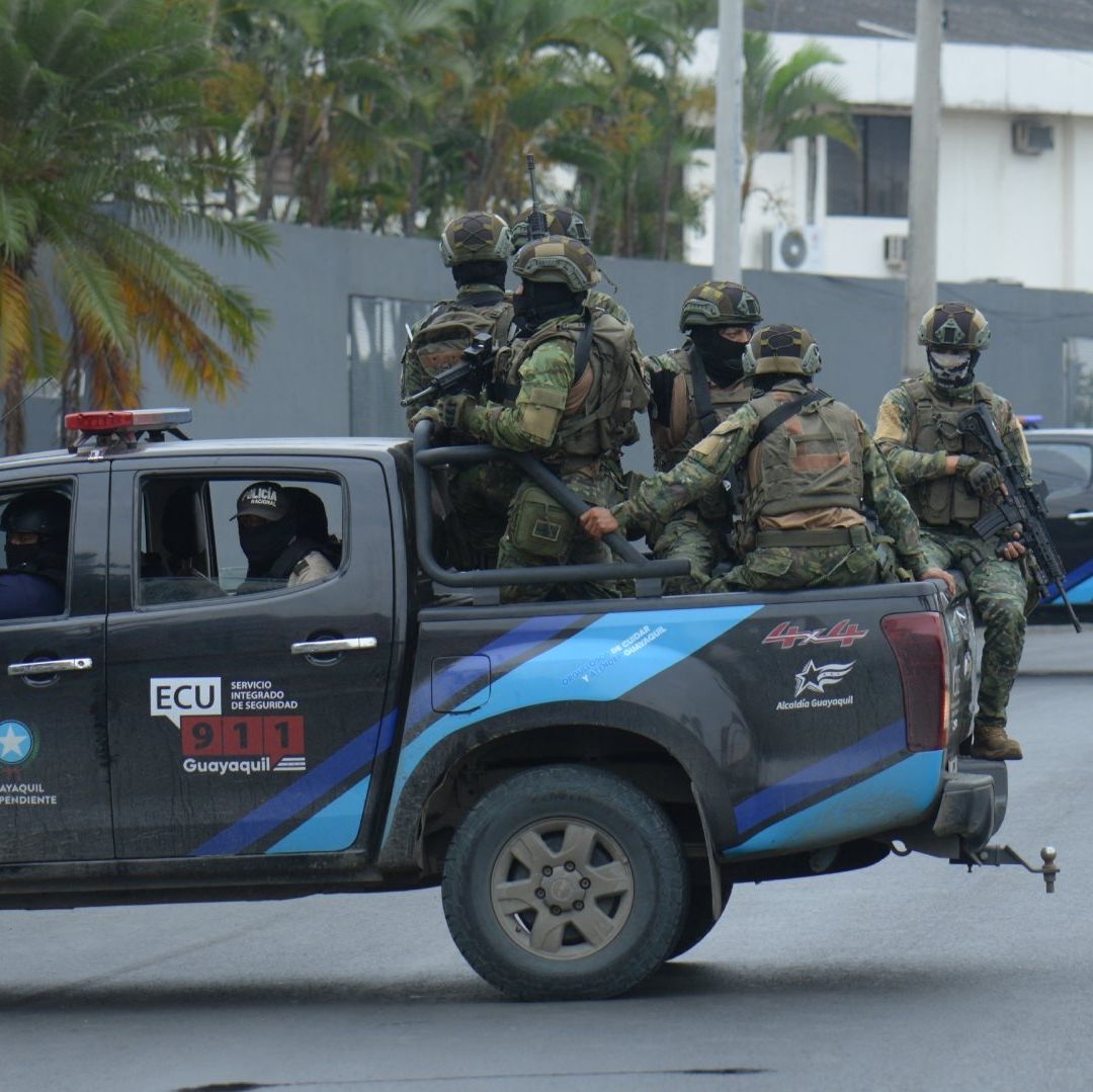 Operativo de seguridad en Guayaquil, Ecuador