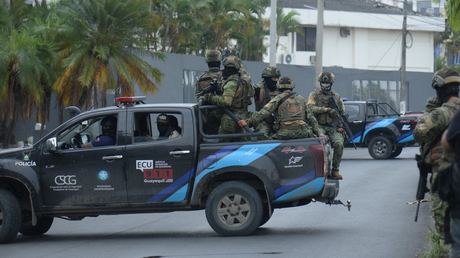 Operativo de seguridad en Guayaquil, Ecuador