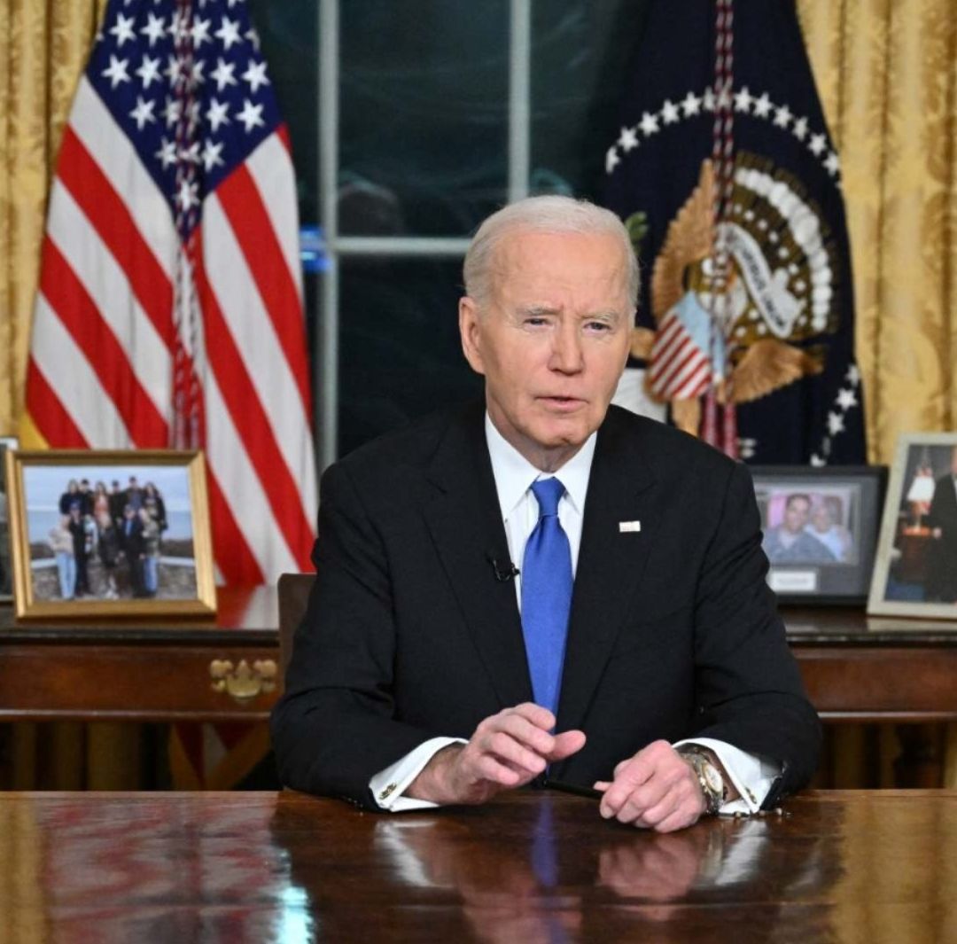 Joe Biden dio su último discurso a la nación como presidente de EUA