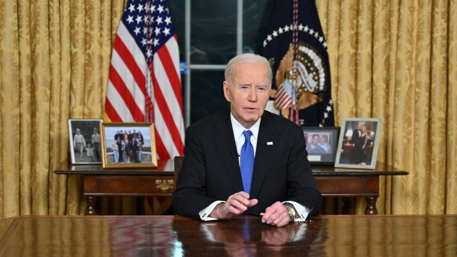 Joe Biden dio su último discurso a la nación como presidente de EUA