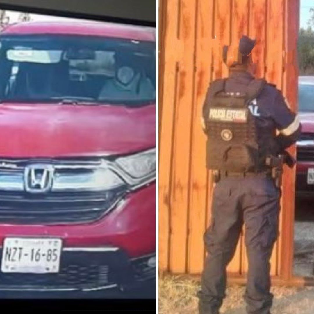 Localizan Camioneta CRV Roja Usada por Delincuentes en Intento de Asalto sobre la Texcoco-Calpulalpan