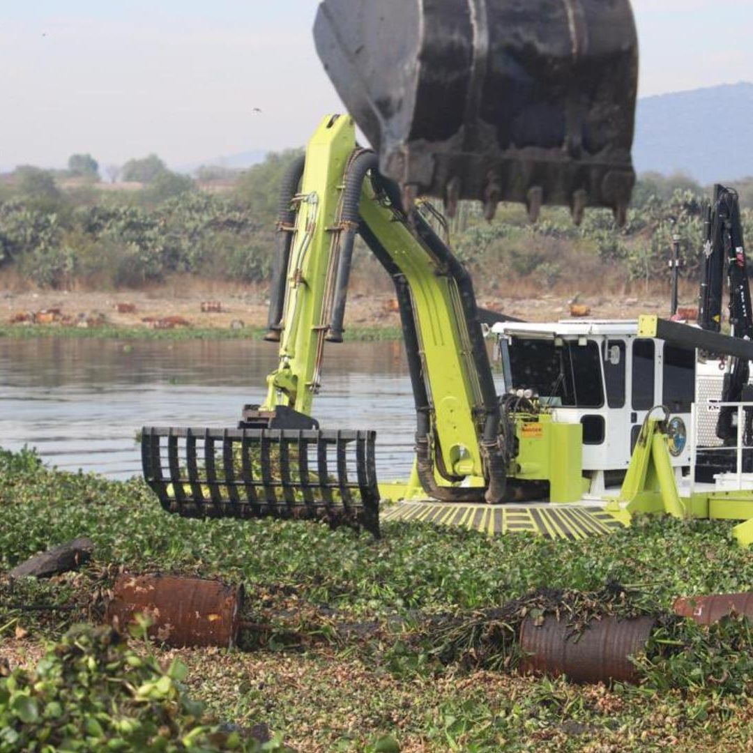 Marina Retira Lirio de la Presa Endhó en Hidalgo