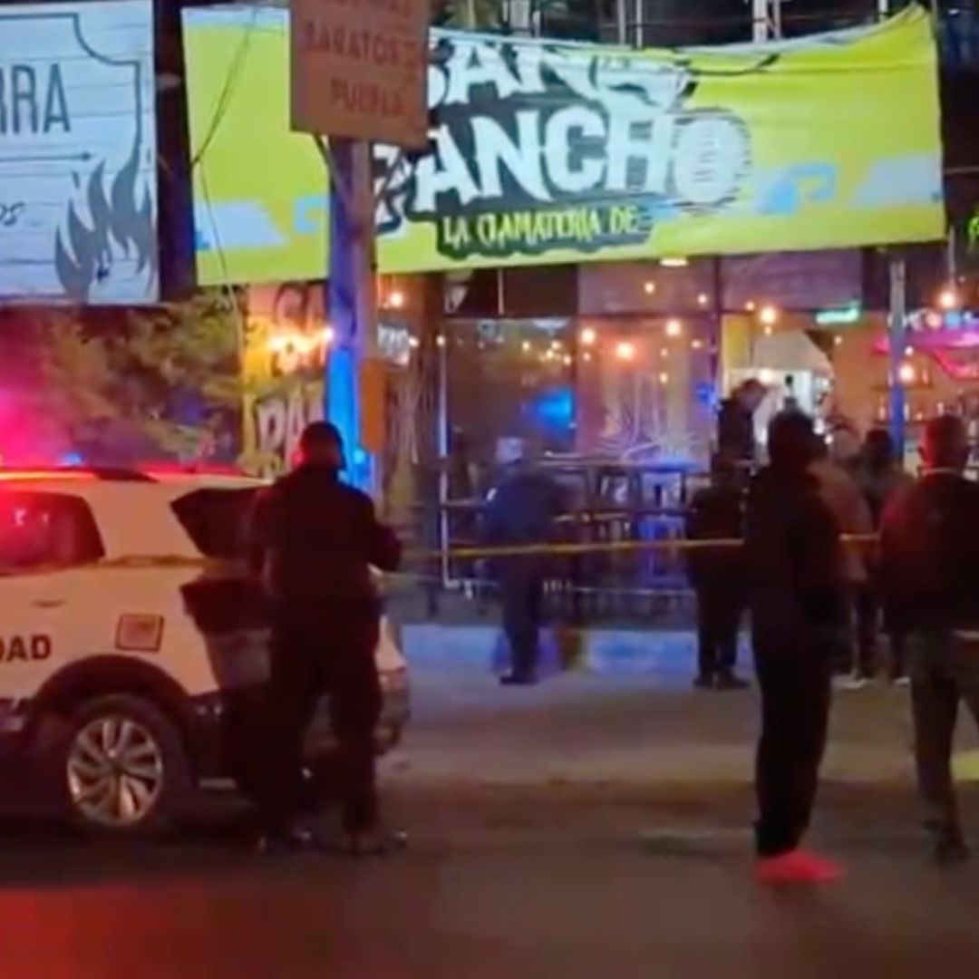 Un Muerto en Balacera en Negocio de Micheladas San Pancho en San Francisco Totimehuacan, Puebla