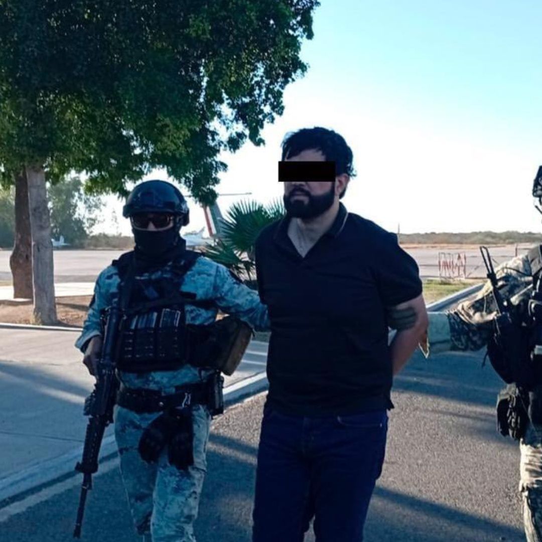 El detenido fungía como operador financiero y hombre de confianza de Ismael Zambada Sicairos, alias "Mayito Flaco".
