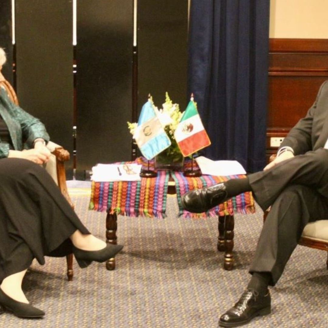Canciller mexicana sostiene encuentros con funcionarios en Guatemala