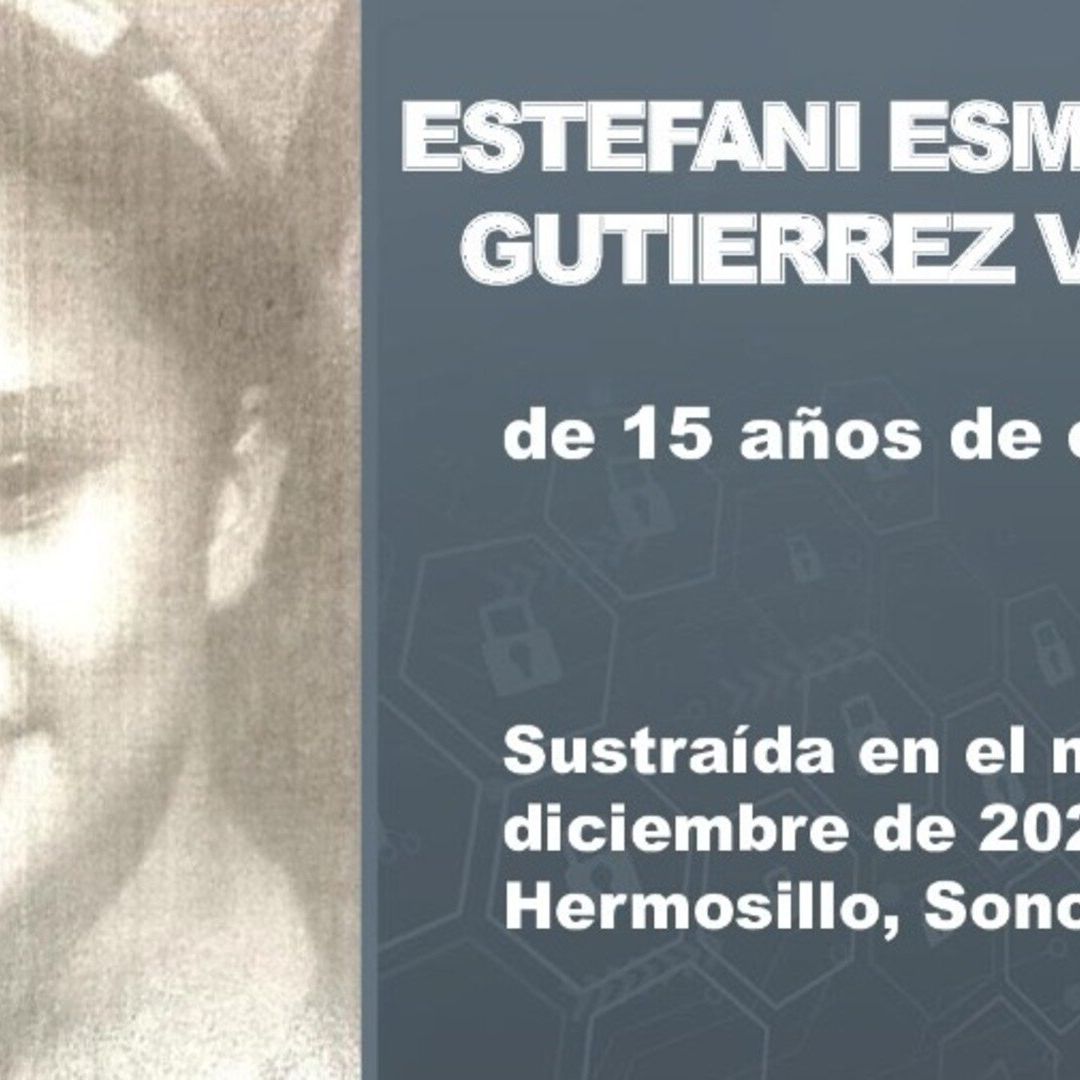 Activan Alerta Amber para Localizar a Menor de 15 Años Desaparecida en Hermosillo