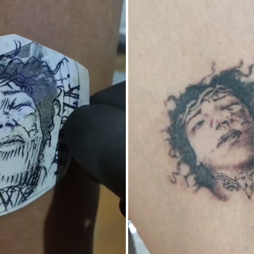 Se Tatúa Imagen de Paolita Suárez Golpeada y le Llueven Críticas