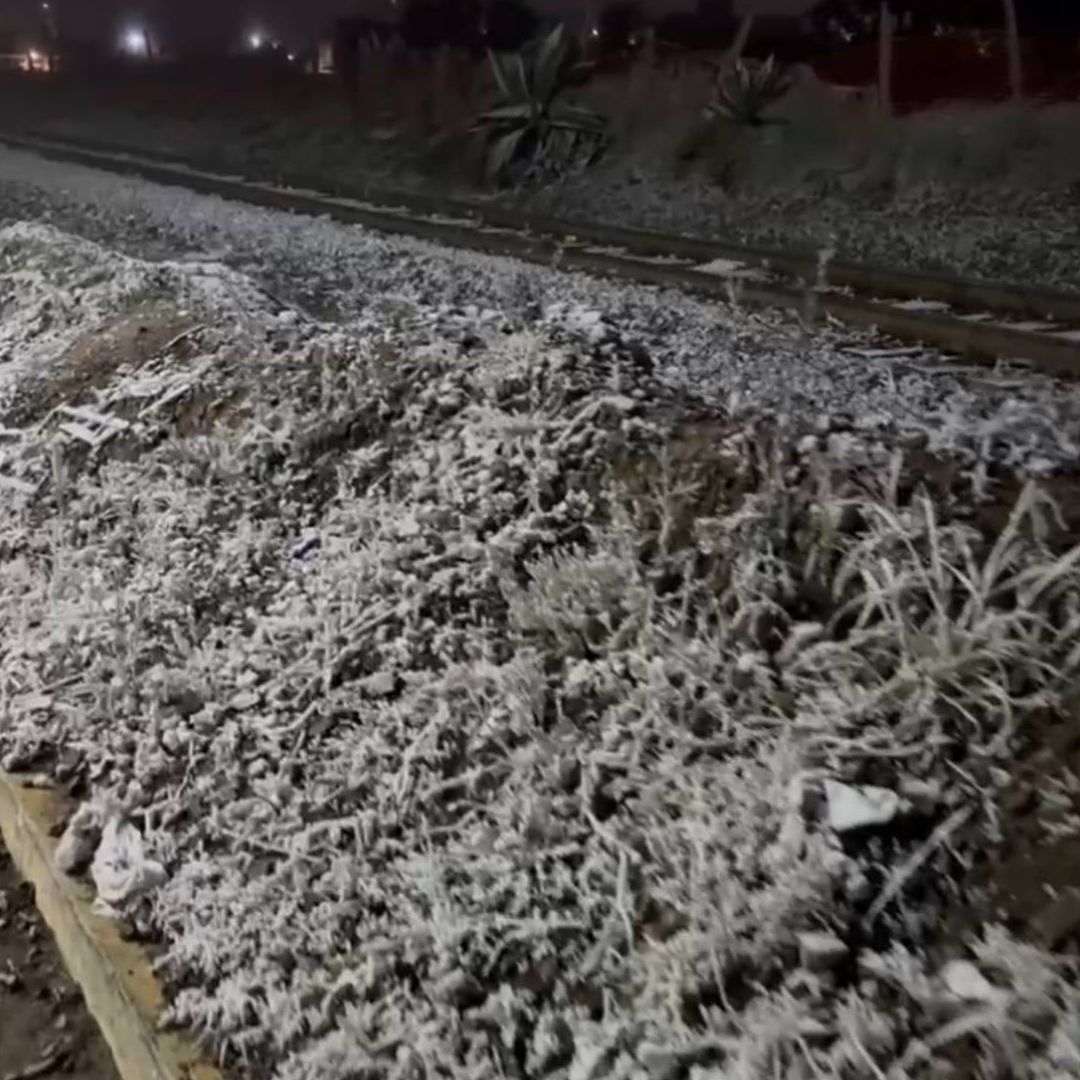 El termómetro la noche de este lunes en la zona de las Vigas de Ramírez alcanzó las cero grados con una sensación térmica de menos cuatro grados centígrados.