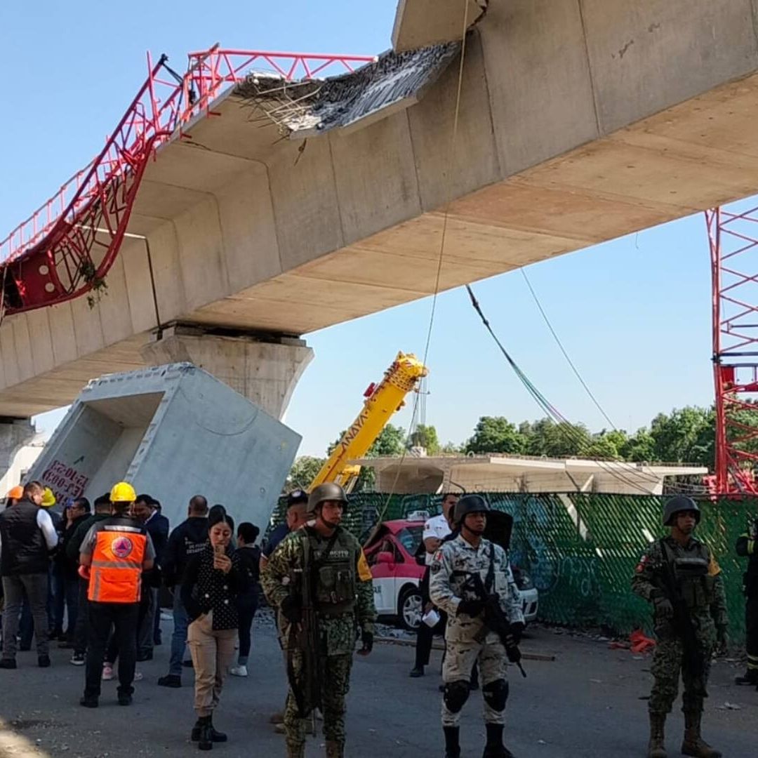 La estructura colapsada del Tren Interurbano
