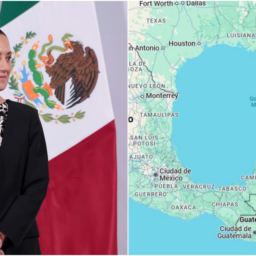 Golfo de México se llamará así para nosotros y todo el mundo, afirma Sheinbaum