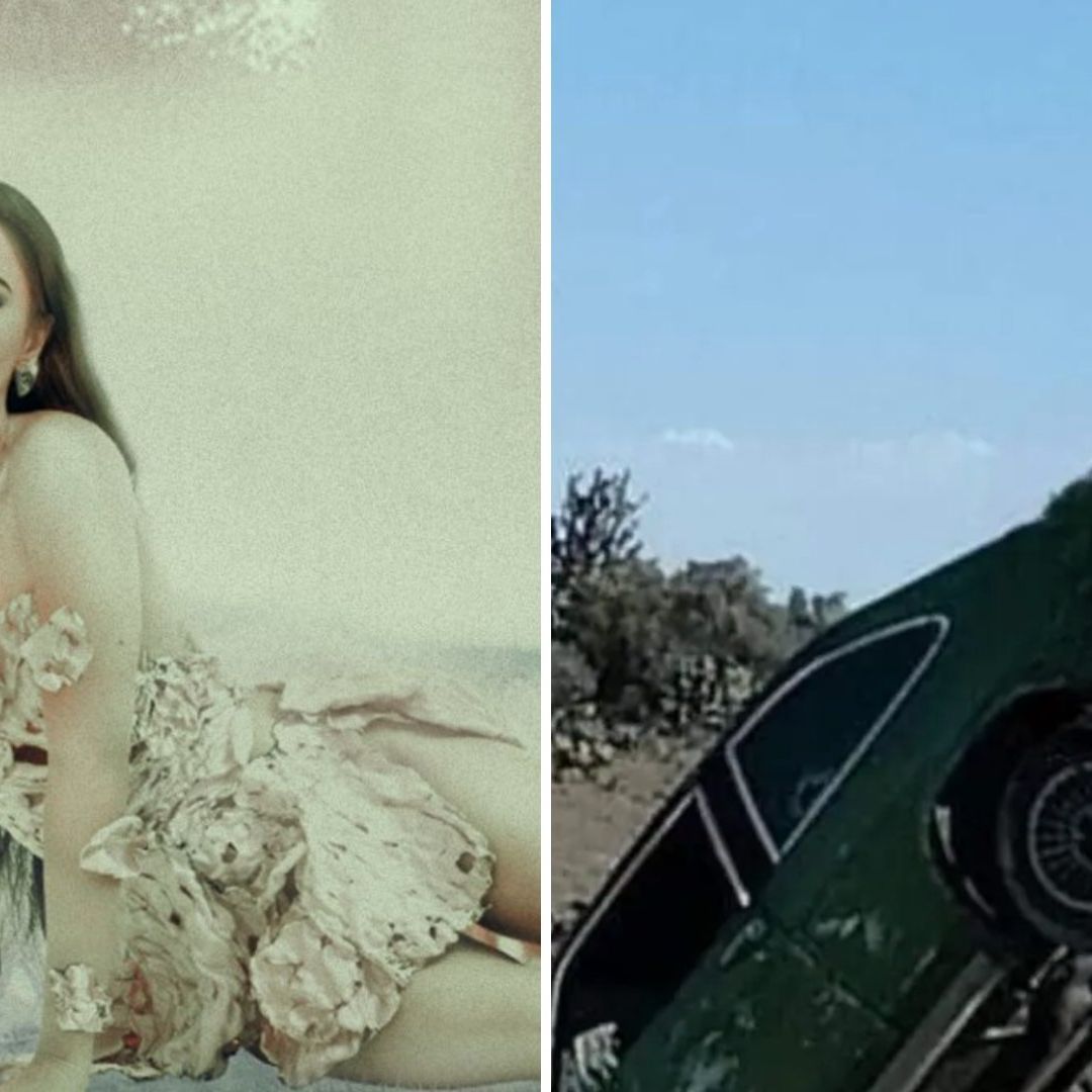 La cantante mexicana se encuentra filmando en locaciones en Puebla y Tlaxcala.