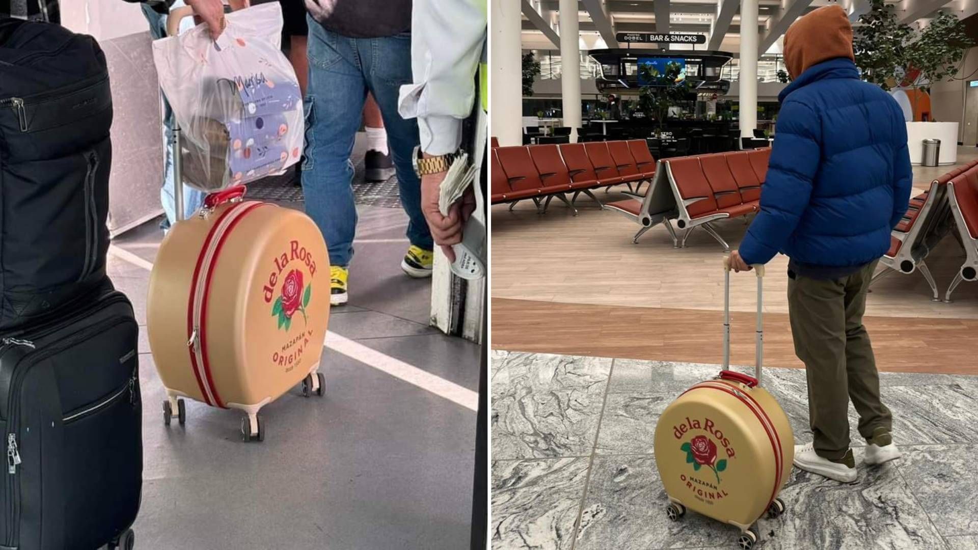 Usuarios en TikTok se preguntan dónde pueden comprar la maleta de mazapán De la Rosa