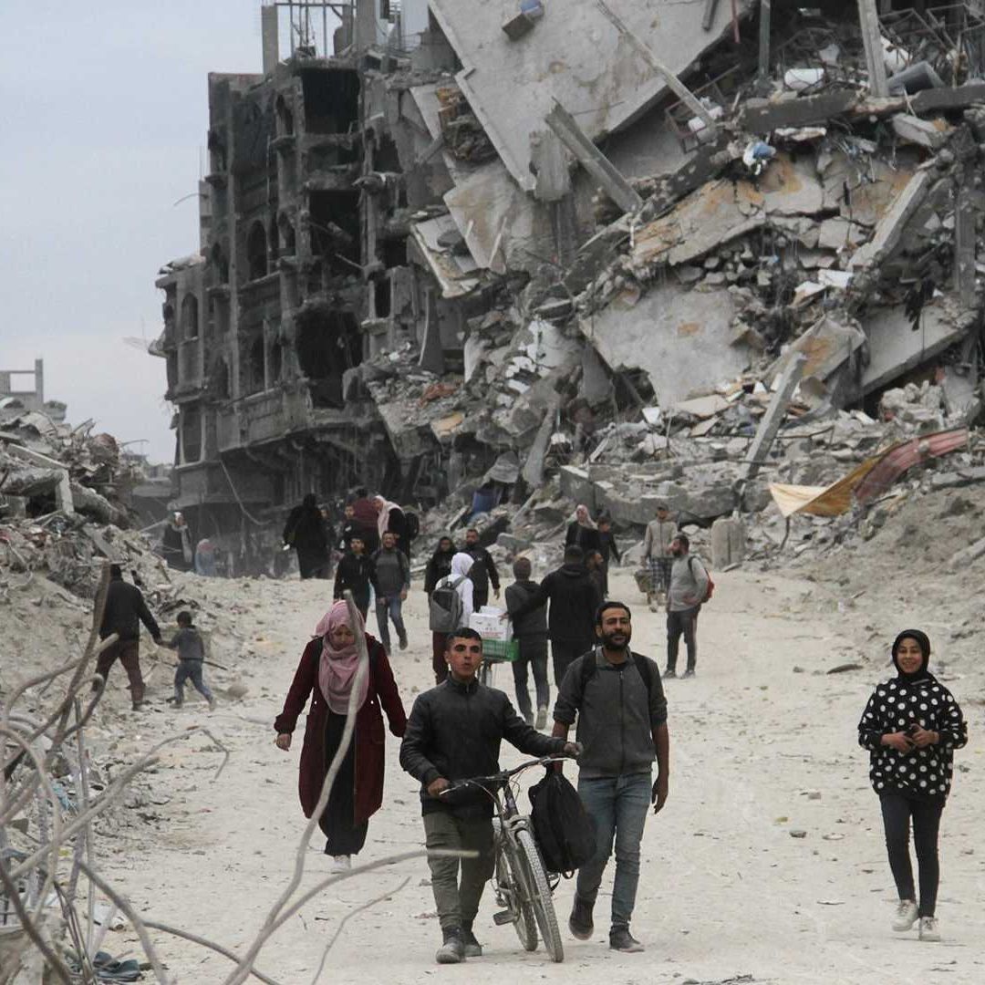 Destrucción en la Franja de Gaza