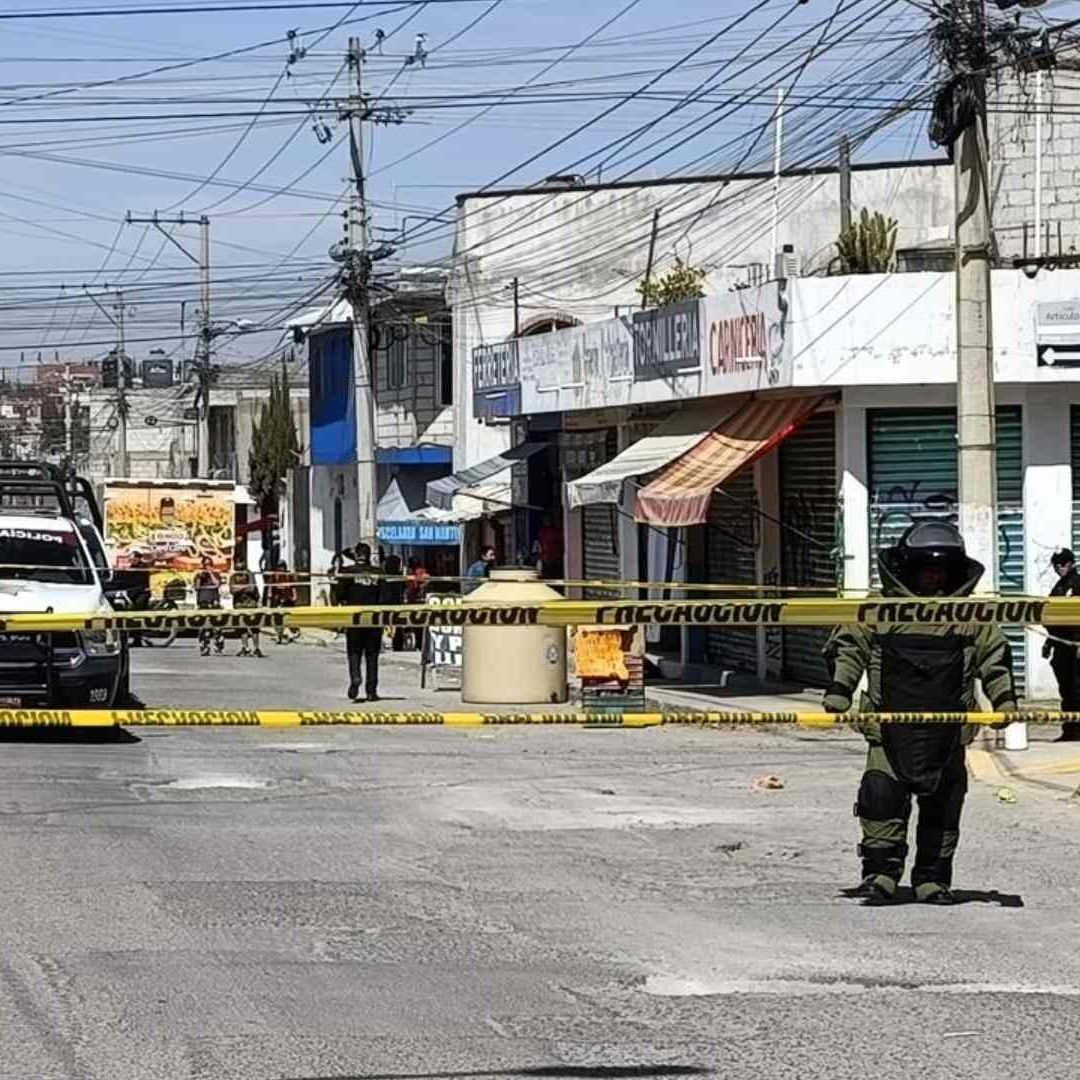 Localizan Artefacto Explosivo en la Colonia Constitución Mexicana de Puebla. Foto: N+