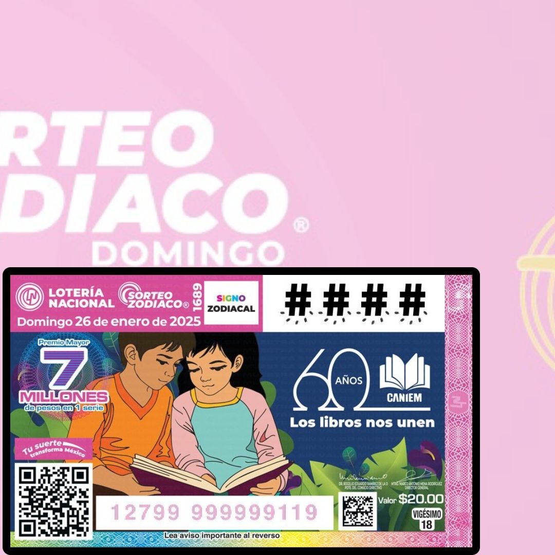 Resultados Lotería Nacional 26 de enero 2025 números ganadores y premio mayor del Sorteo Zodiaco 1689