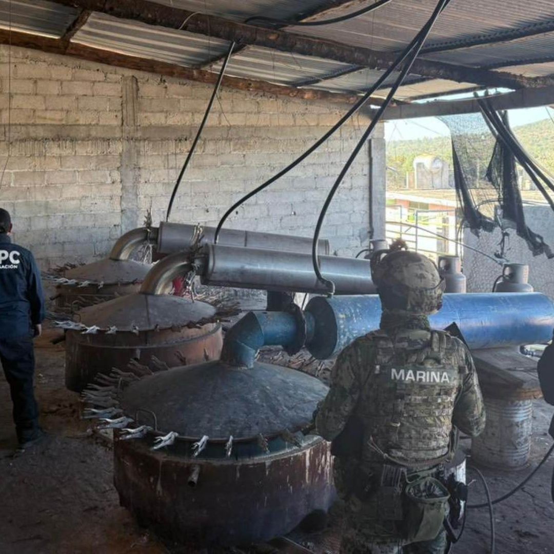 Detectan Laboratorios de Metanfetaminas en Puebla y Tlaxcala; Hay 14 Detenidos con Droga y Armas