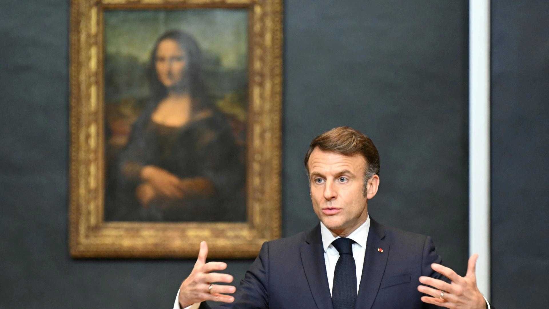 El presidente Emmanuel Macron