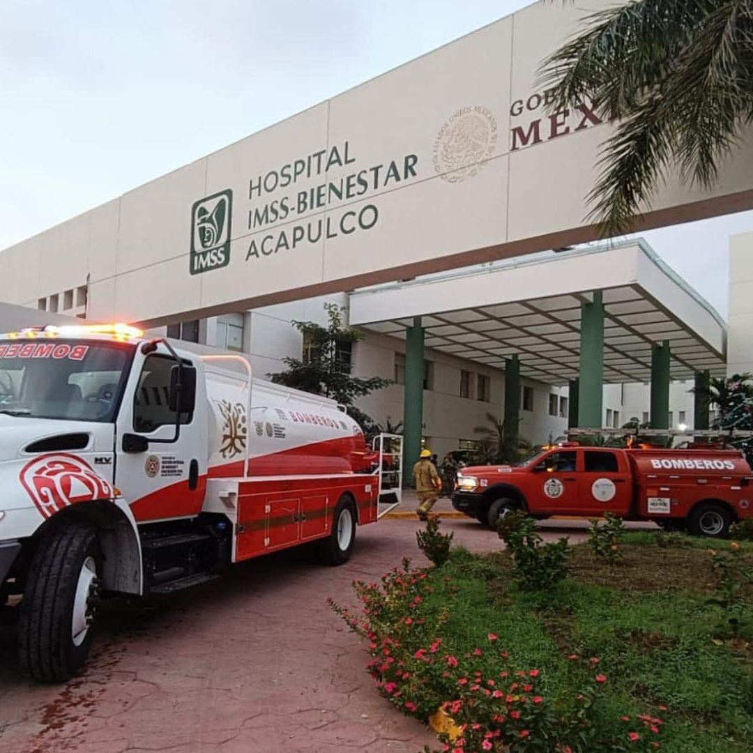 Tanque de Oxígeno Explota y Provoca Incendio en Hospital del IMSS en Acapulco