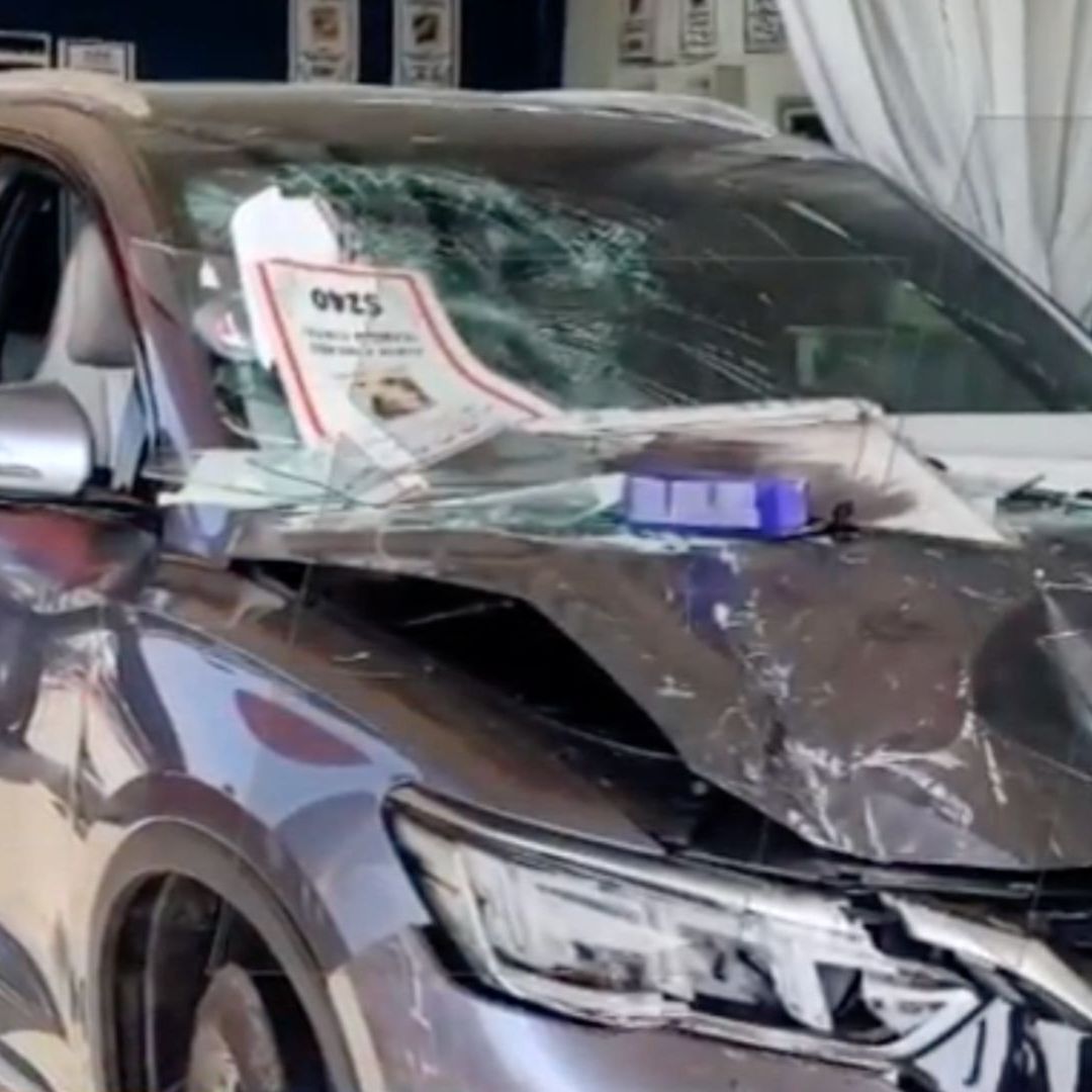 Se registraron dos personas lesionadas en el lugar tras el accidente.