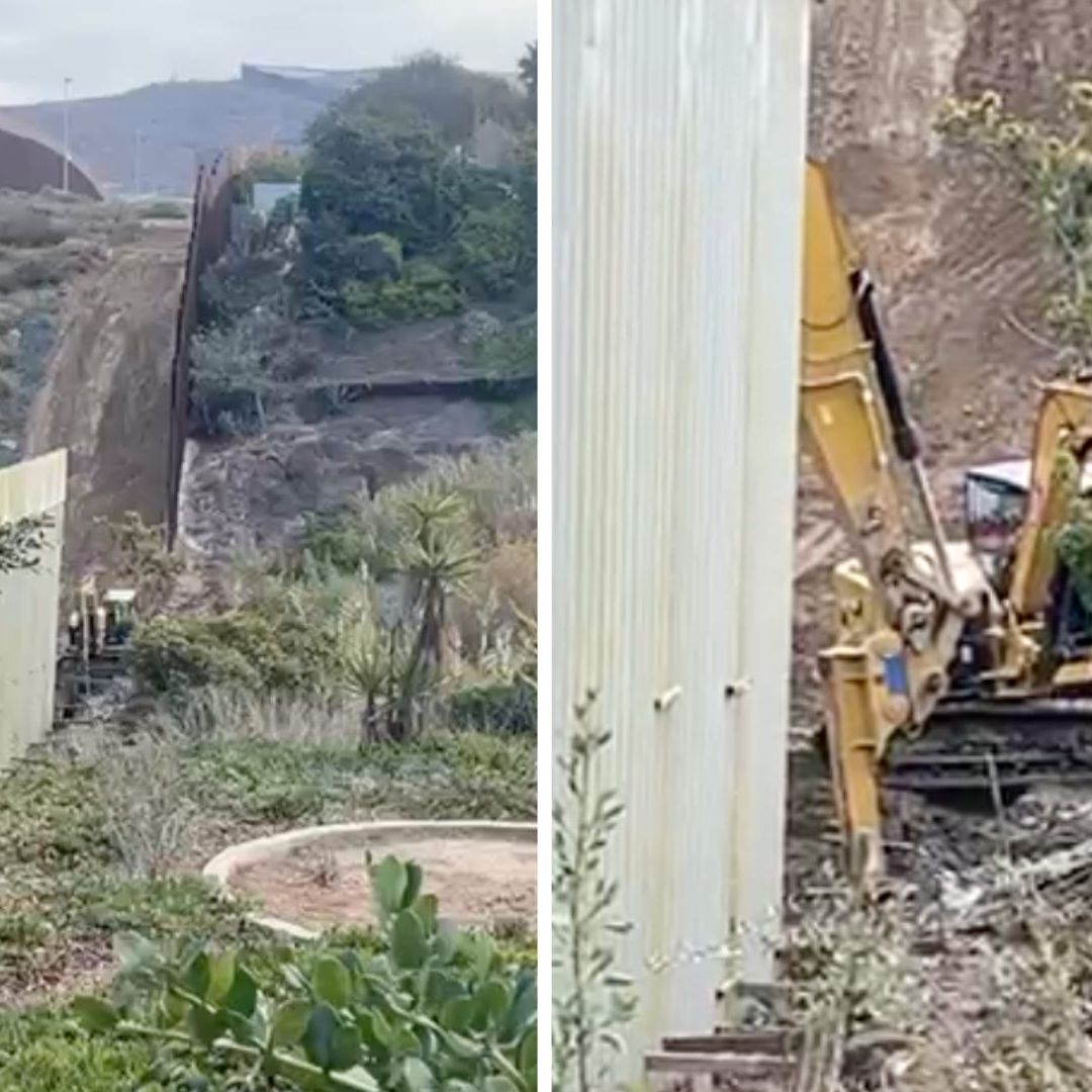 Retoman Colocación del Nuevo Muro Fronterizo entre Tijuana y EUA