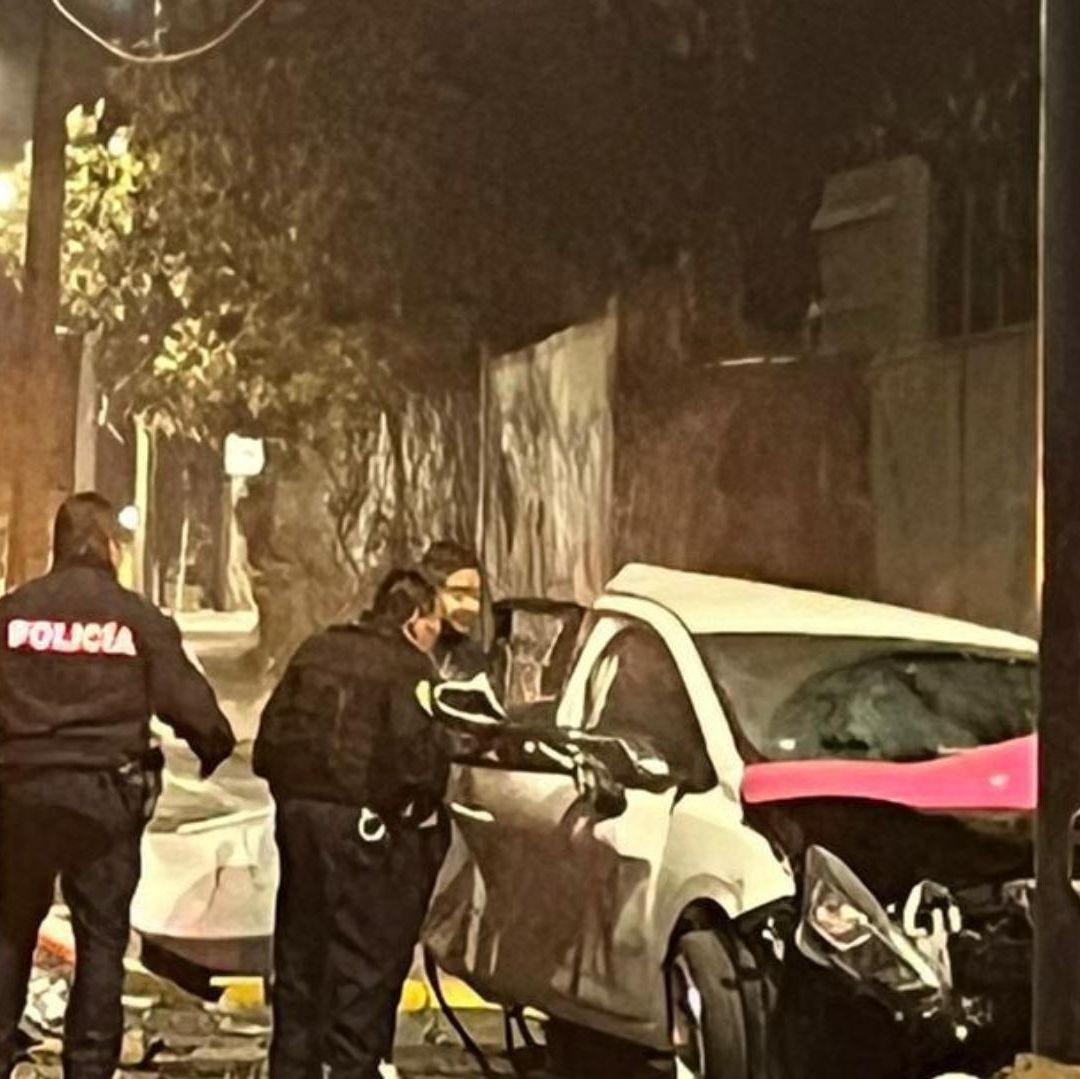 Captan supuesto fantasma en choque en CDMX