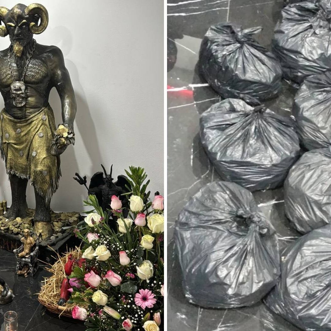 Hallan Altar a Satanás Durante Cateo en la Colonia Morelos