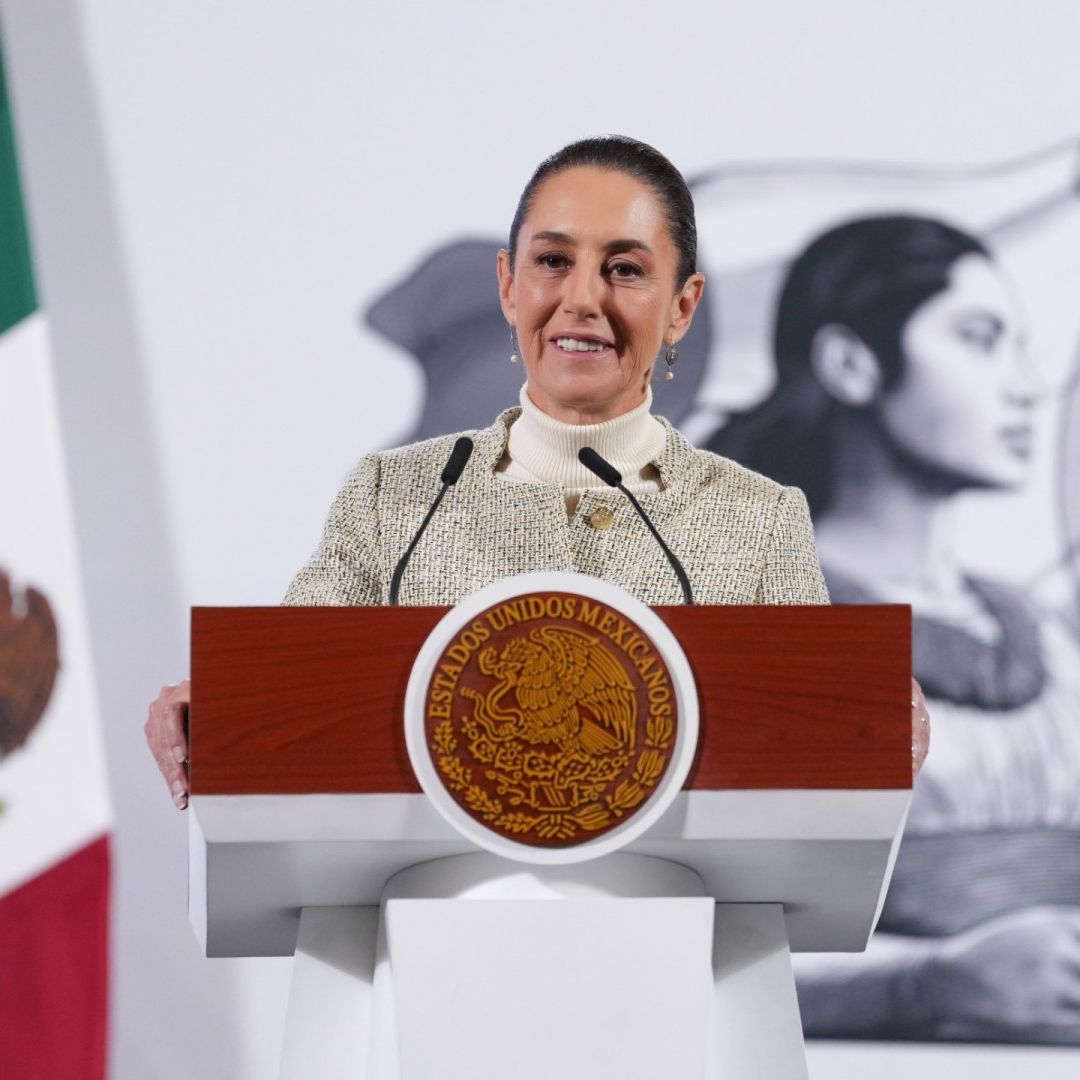 Sheinbaum lee carta a Google por nombre de Golfo de México