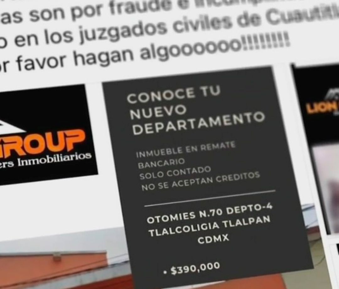 Aumento Estafas Inmobiliarias CDMX