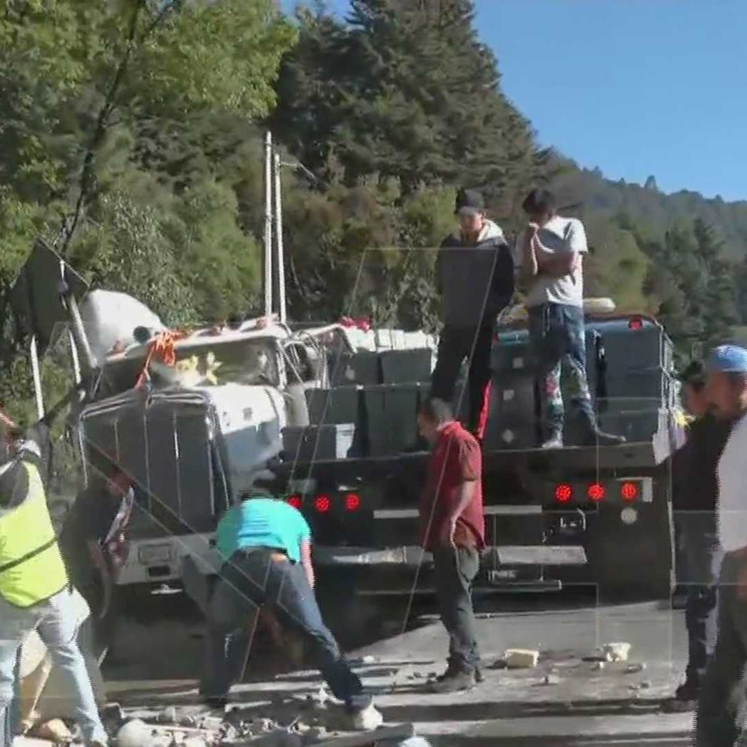 Choque en la carretera federal México-Toluca