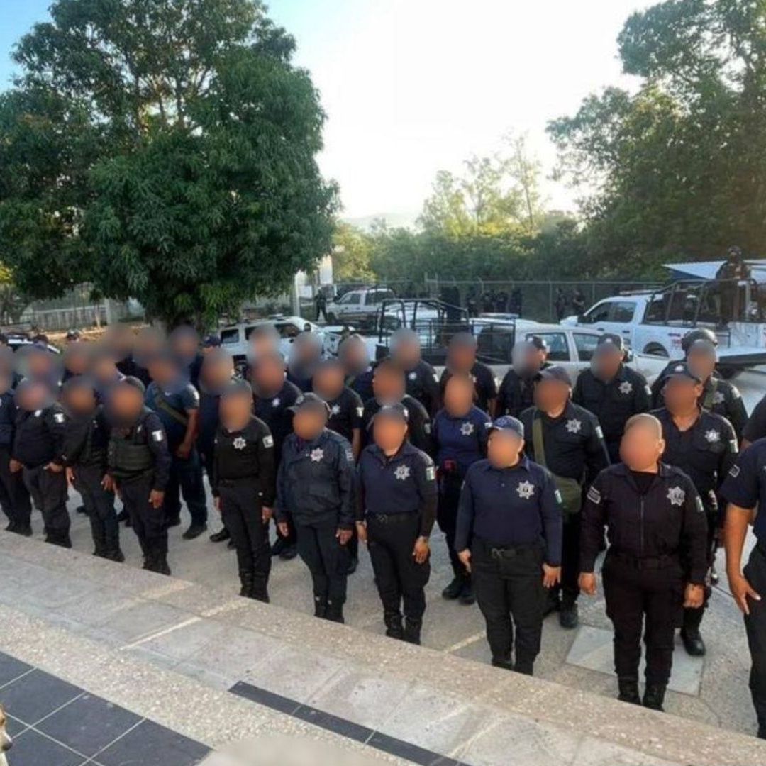 Detienen a 87 Policías en Chiapa de Corzo, Chiapas