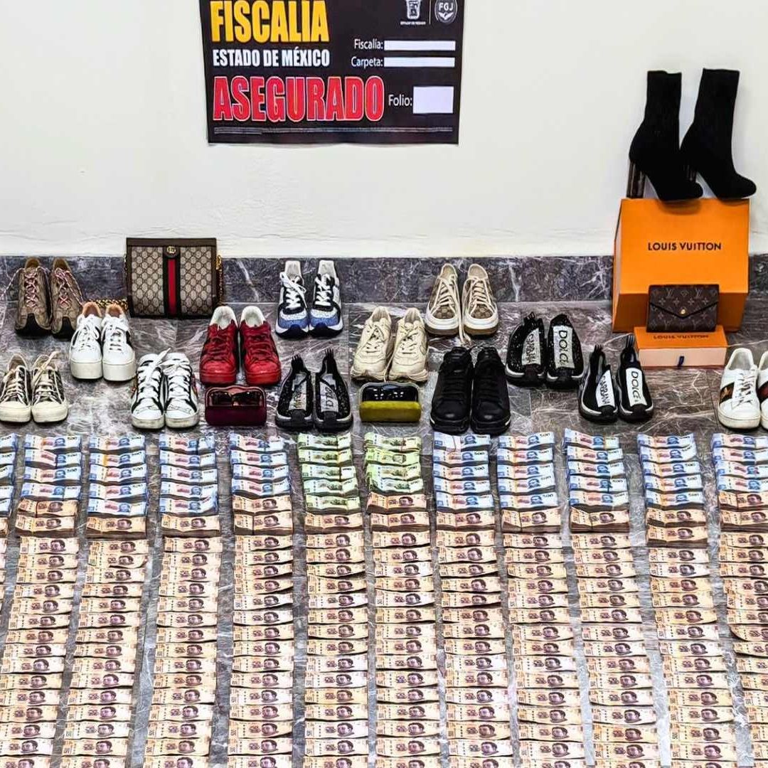 Así se Ven 5.6 MDP: Aseguran Inmueble, Tenis y Dinero a Exalcaldesa de Santo Tomás, Edomex