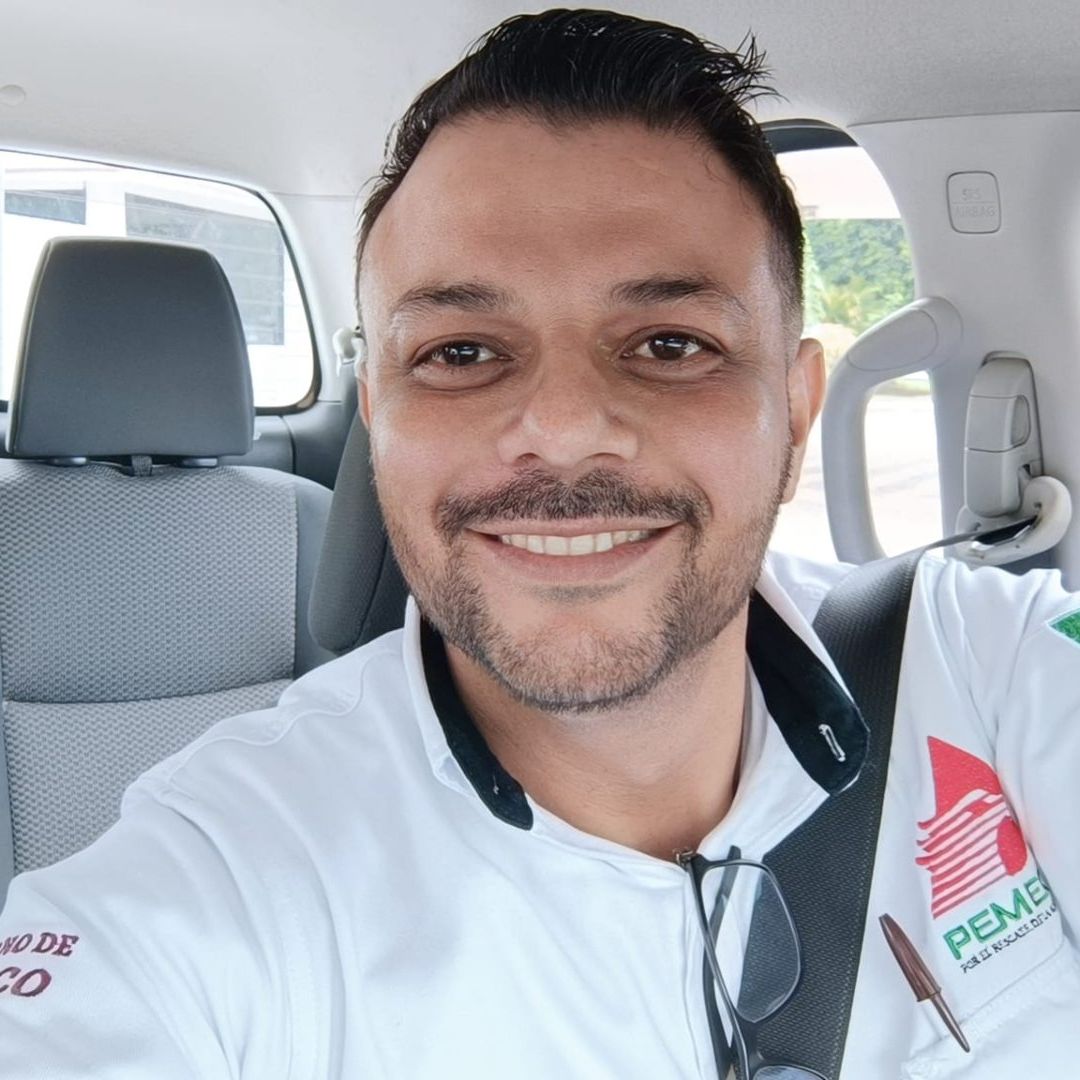 El periodista Alan García Zúñiga trabajador de Pemex
