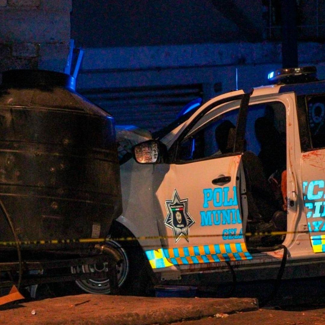 Patrulla de policía en las calles de Guanajuato