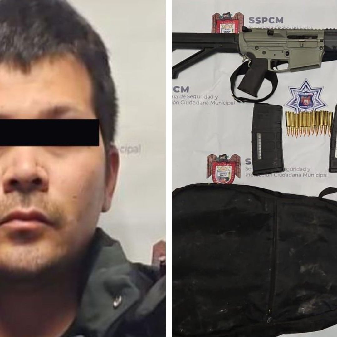 Detienen a Falso Músico Con Fusil en Estuche de Guitarra en Tijuana
