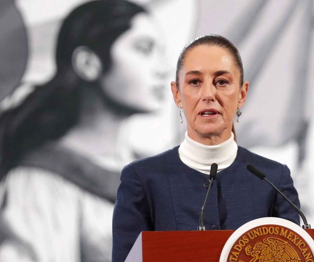 Claudia Sheinbaum, presidenta de México, habla de aranceles