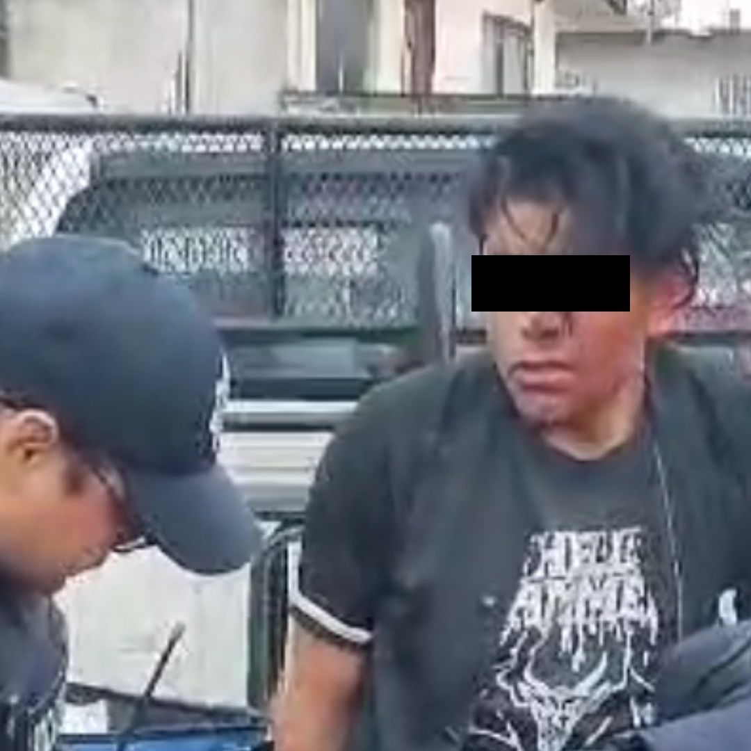 Presunto asaltante de taxi es detenido por la Policía Estatal de Veracruz