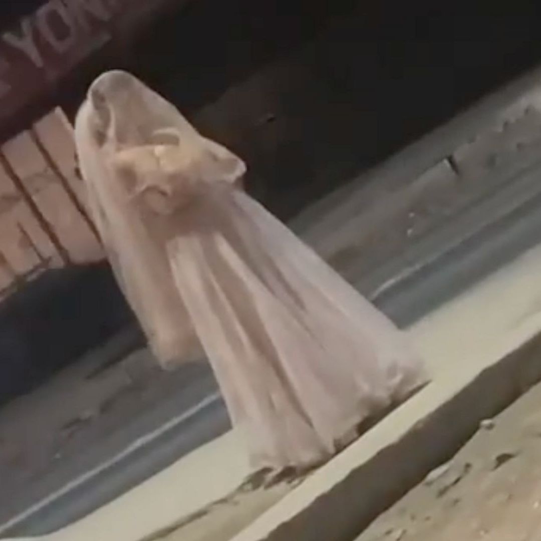 Captan a Mujer Vestida de Novia por las Calles de Mexicali; era Paciente Psiquiátrica
