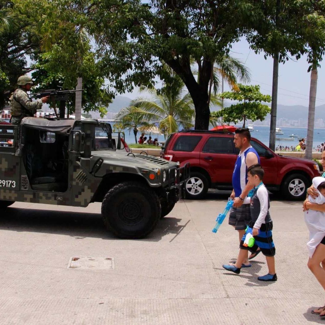 Refuerzan seguridad en Acapulco, Guerrero.