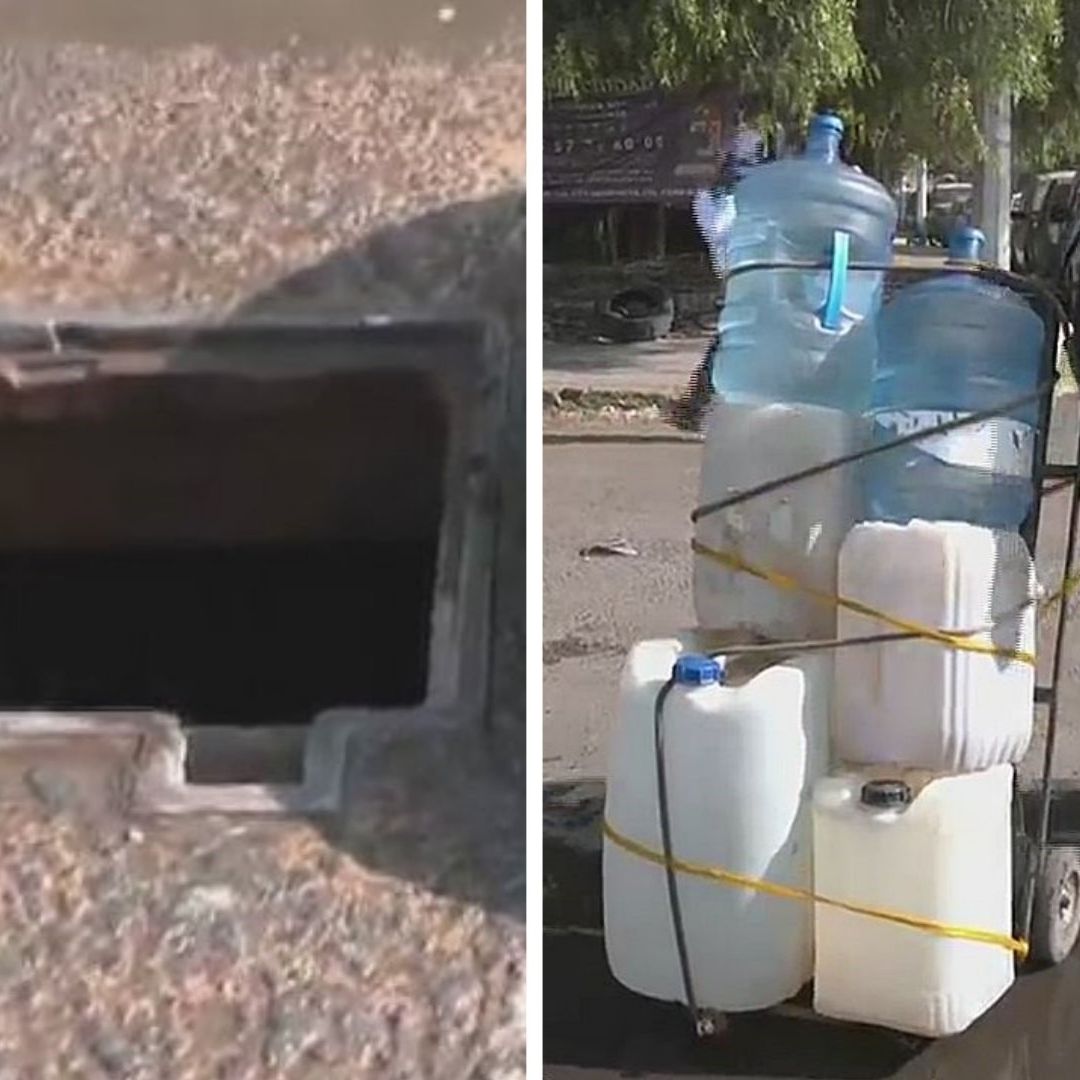 Extraen agua de registros en Ecatepec ante escasez