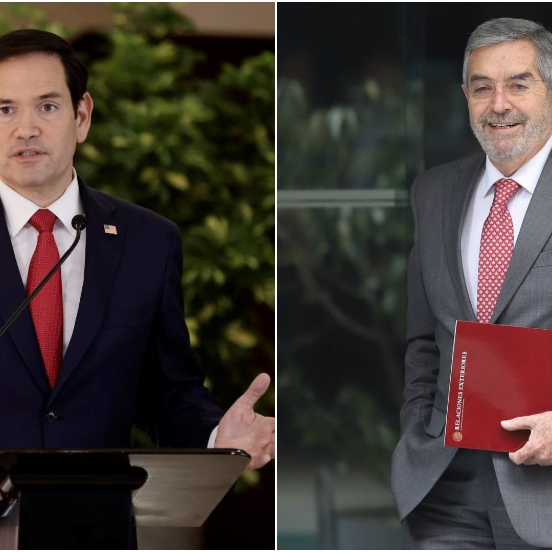 Marco Rubio y Juan Ramón de la Fuente conversan sobre la frontera