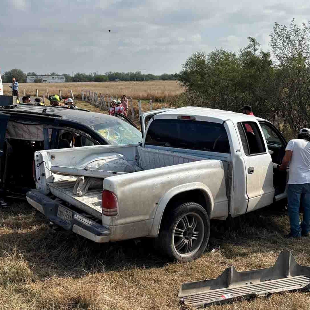 Accidente en Carretera Victoria-Matamoros Deja 13 heridos, Incluidos Menores.