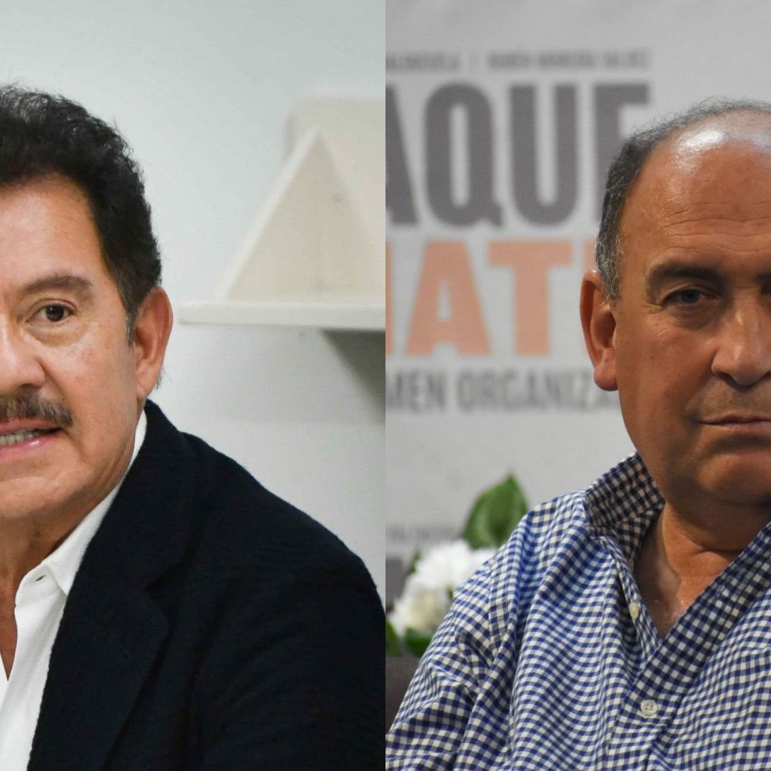 Los coordinadores en San Lázaro, Ignacio Mier (Morena) y Rubén Moreira (PRI).