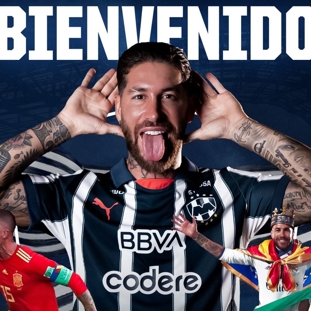 Monterrey dio la bienvenida a Sergio Ramos a través de sus redes sociales.