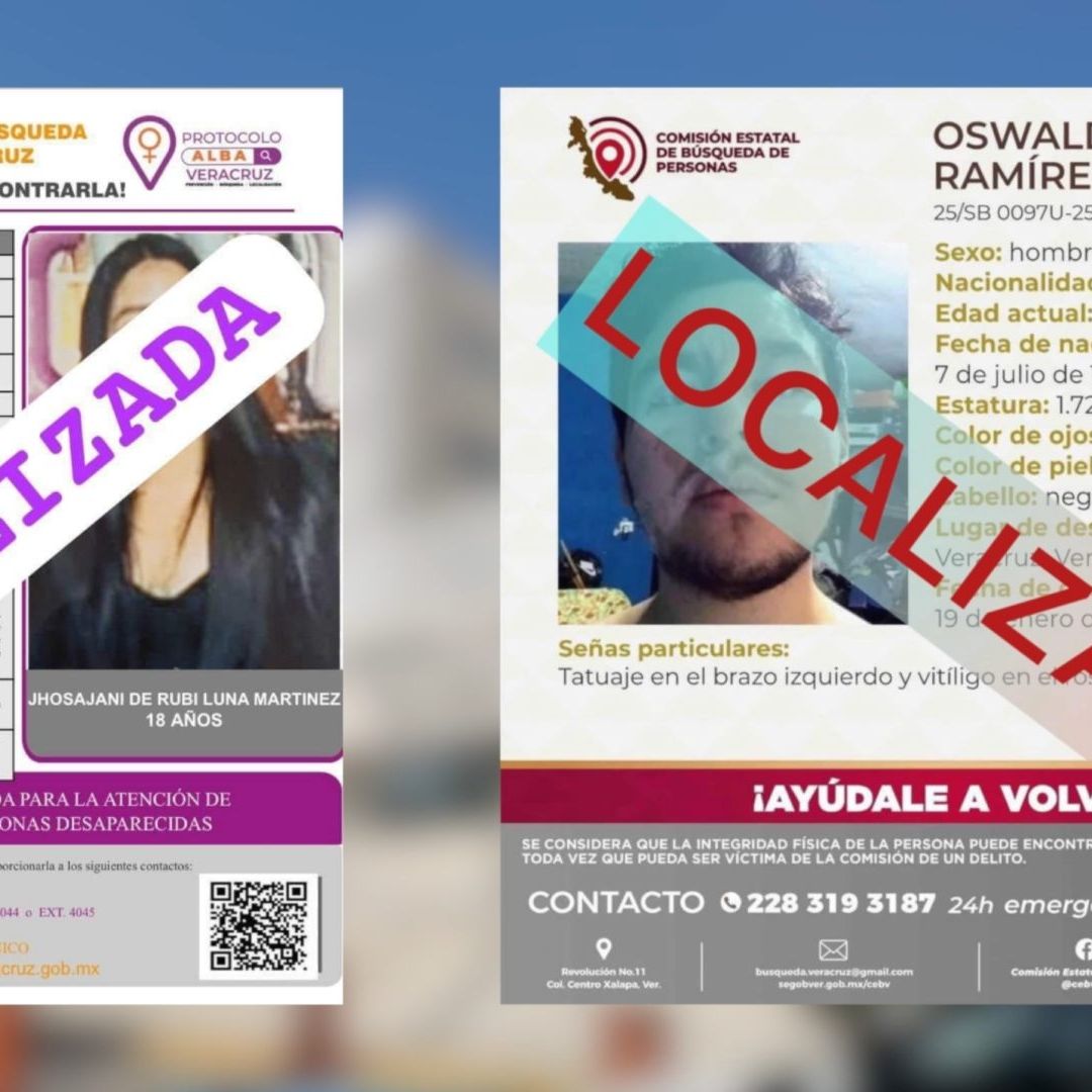 Localizan a Jhosajani y Oswaldo en Veracruz