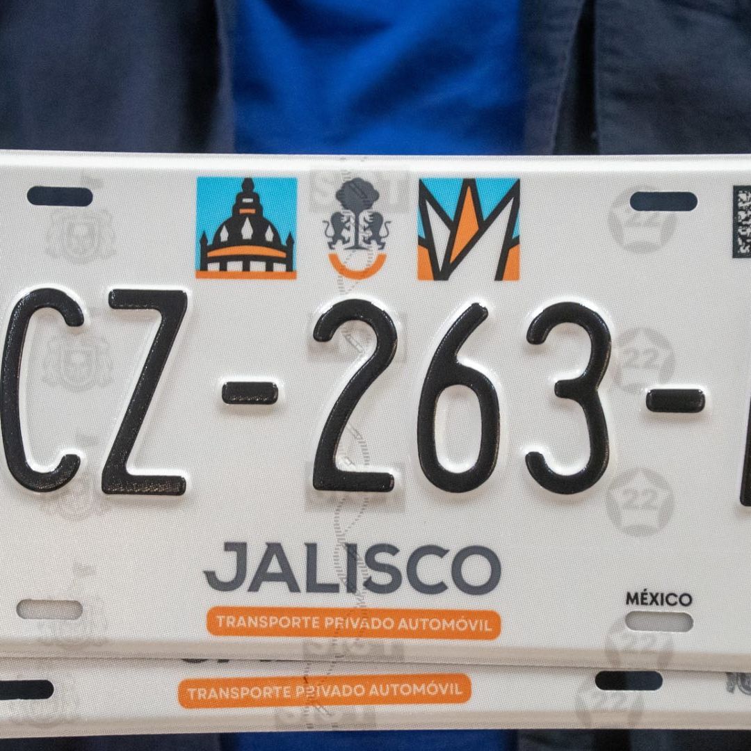 Nuevo diseño de placas en Jalisco 2025