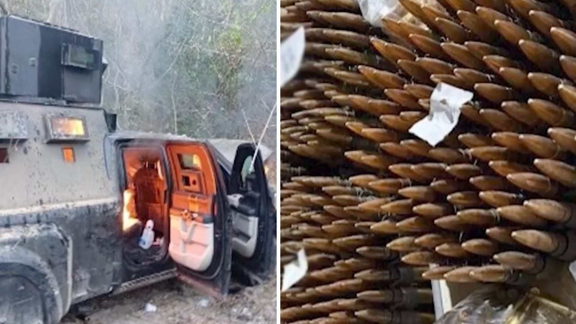 Marina Asegura Góndola Blindada, Armas y Equipo Táctico en Cosalá, Sinaloa